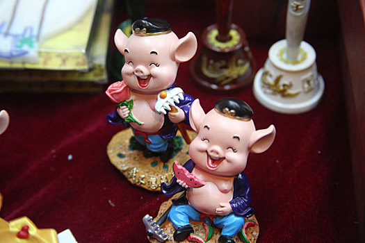 非物质文化遗产-京剧脸谱彩绘泥塑猪八戒