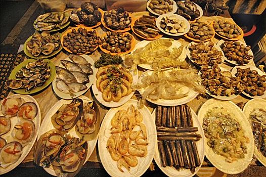 海鲜食品,九龙,香港,中国