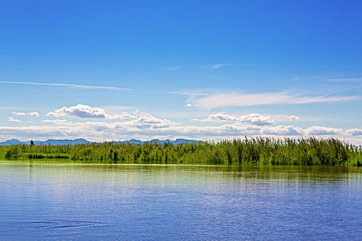 湖,瓦伦西亚,晴朗,蓝色,白天