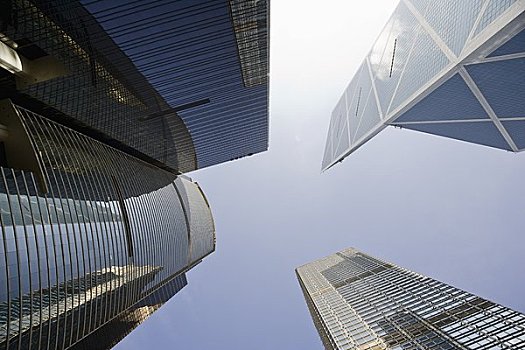 高层建筑,市区,香港,中国