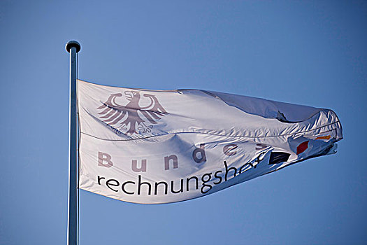 旗帜,德国,联邦,审计,办公室,北莱茵-威斯特伐利亚,欧洲