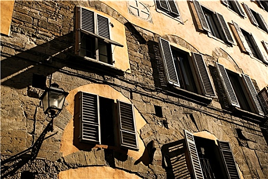 百叶窗,影子,佛罗伦萨
