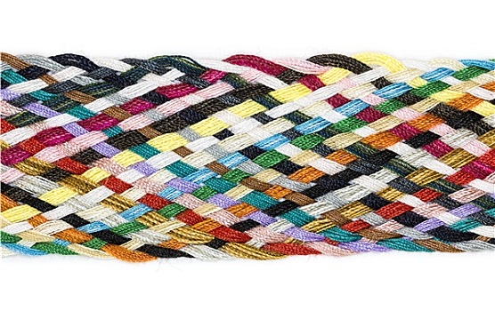 细条,编织物,棉线,彩色