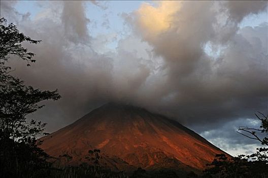 阿雷纳尔,火山,哥斯达黎加,中美洲