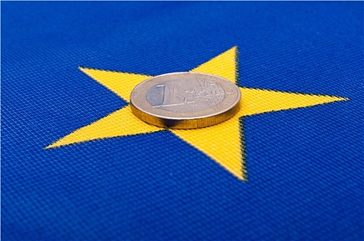 欧元硬币,欧盟盟旗