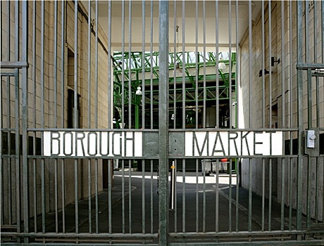 博罗市场,大门,闭合,公用