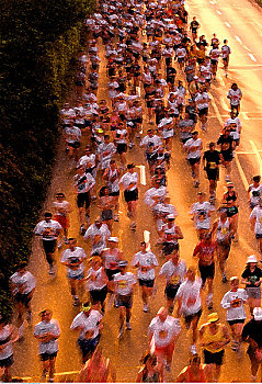 跑步者,温哥华,马拉松,不列颠哥伦比亚省,加拿大