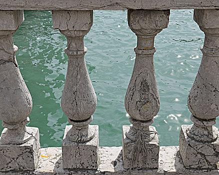 石头,栏杆,威尼斯,威尼托,意大利