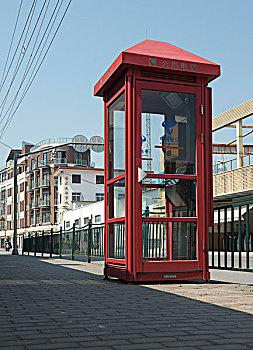 上海街头电话亭