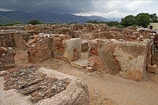 考古挖掘,皇宫,克里特岛,希腊