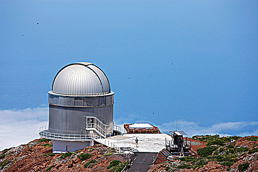 加纳利群岛,帕尔玛,观测,北欧,光学,望远镜