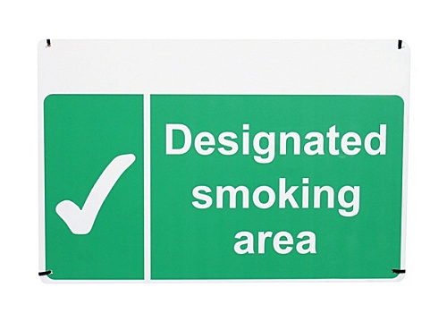 吸烟,区域,标识
