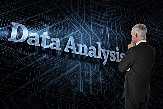 数据,分析,未来,黑色,蓝色背景