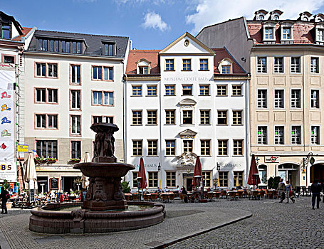 建筑,咖啡,博物馆,莱比锡,德国,欧洲