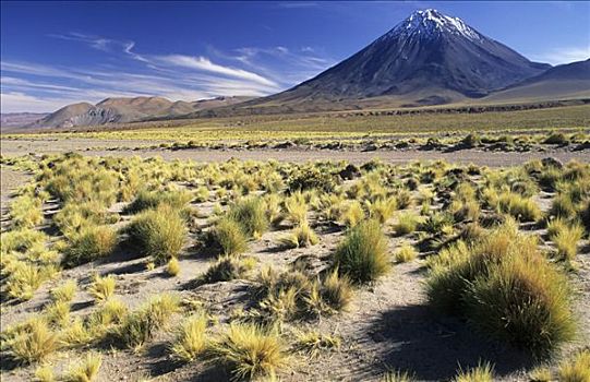 火山,靠近,智利