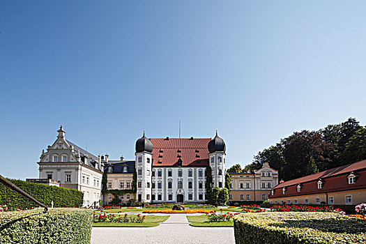 城堡,教区,上巴伐利亚,巴伐利亚,德国,欧洲