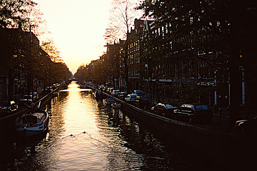 荷兰,阿姆斯特丹,运河