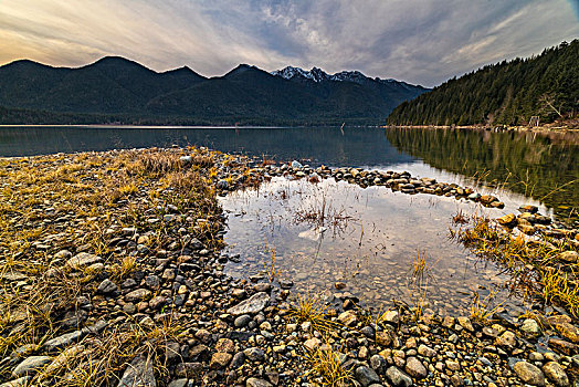 湖,北方,岛屿,第一,领土,不列颠哥伦比亚省,加拿大
