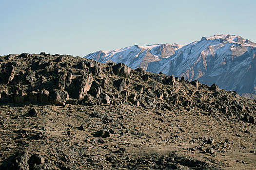 新疆哈密,天山石林