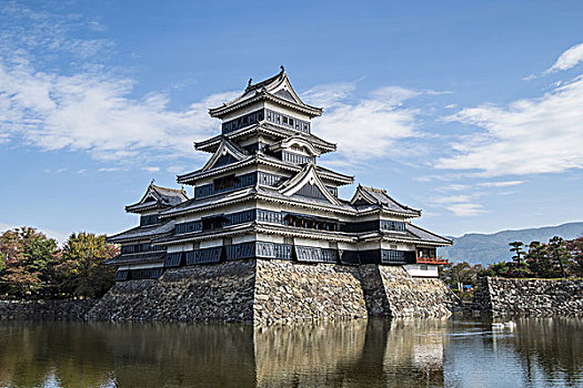 松本城,长野,日本