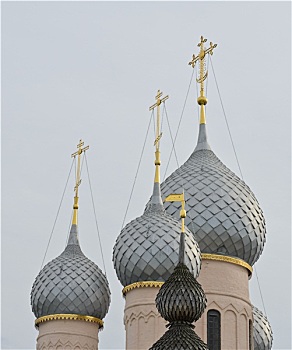 俄国东正教,圆顶,罗斯托夫,克里姆林宫,俄罗斯