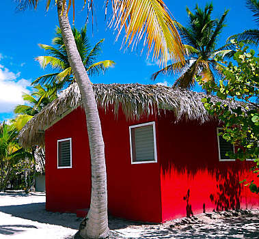 风景,卡塔琳娜,岛屿,多米尼加共和国