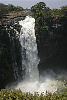 维多利亚瀑布,莫西奥图尼亚,赞比亚,津巴布韦,非洲