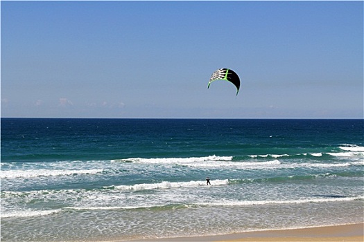 风筝冲浪,地中海,以色列