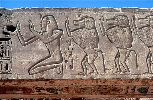 神圣,狒狒,祭庙,埃及,12世纪,世纪,艺术家,未知