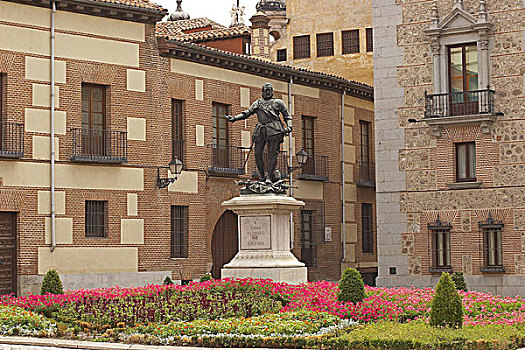 西班牙,马德里,广场,别墅,纪念建筑