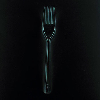 叉子,黑色背景