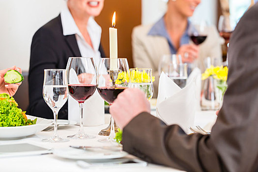 桌子,葡萄酒,商务餐,餐馆