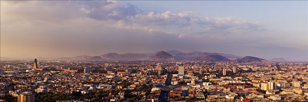 俯视,墨西哥城,墨西哥