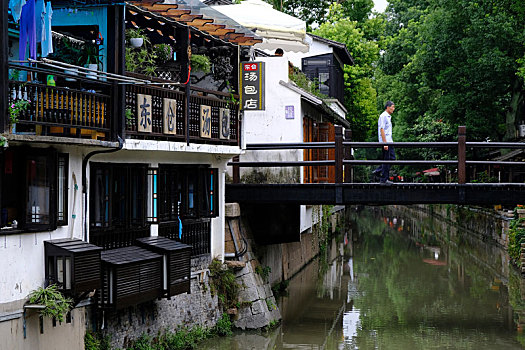 上海新场古镇街景建筑