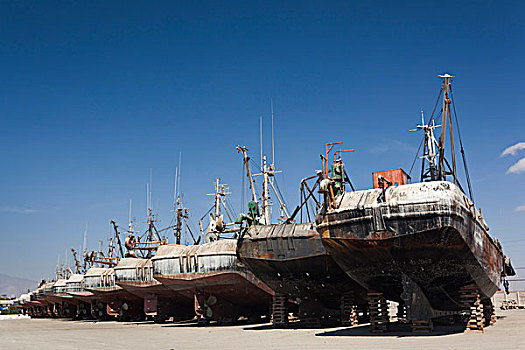 智利,渔船,存储