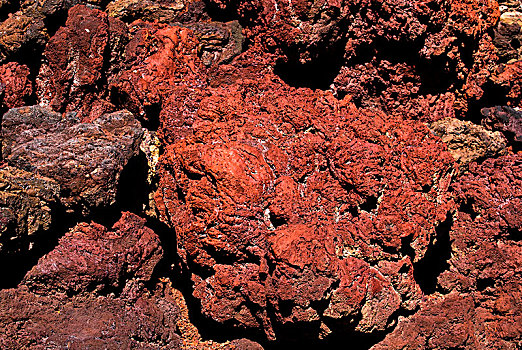 火山岩,石头,蒂玛法雅国家公园,兰索罗特岛,加纳利群岛,西班牙,欧洲
