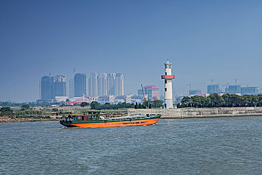 江苏省宜兴市东氿湖灯塔建筑景观