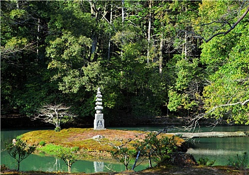 日式庭园,石灯笼