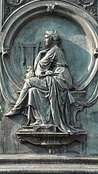 德国波恩贝多芬铜像基座上的浮雕
