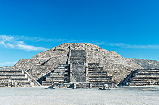 墨西哥,特奥蒂瓦坎,遗迹,月亮金字塔,大幅,尺寸