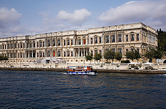 宫殿,博斯普鲁斯海峡,海峡,伊斯坦布尔,土耳其,欧洲