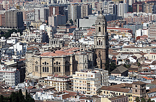 大教堂,马拉加,安达卢西亚,西班牙