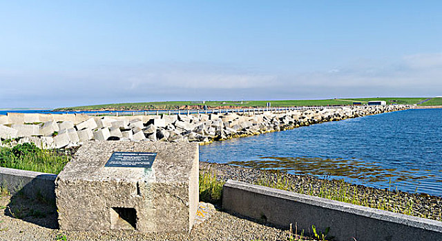 屏障,奥克尼群岛,苏格兰,北方,岛,奥克尼郡,大幅,尺寸