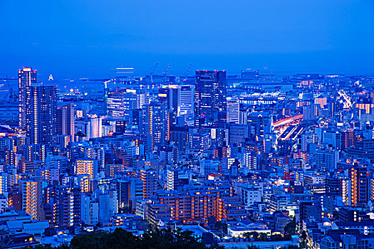 夜景,神户,城市