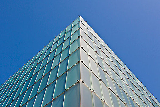 玻璃幕墙,布雷根茨,美术馆,奥地利,欧洲