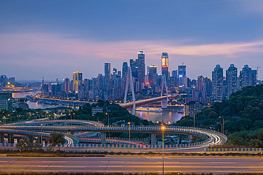 重庆渝中半岛夜景