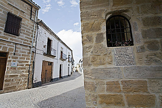 街道,巴埃萨,哈恩省,安达卢西亚,西班牙