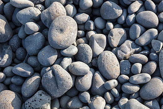 石头,海洋,岸边,斯奈山半岛,冰岛,欧洲