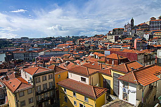 风景,上方,波尔图,葡萄牙,欧洲