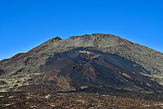 黑色,火山岩,泰德国家公园,特内里费岛,加纳利群岛,西班牙,欧洲